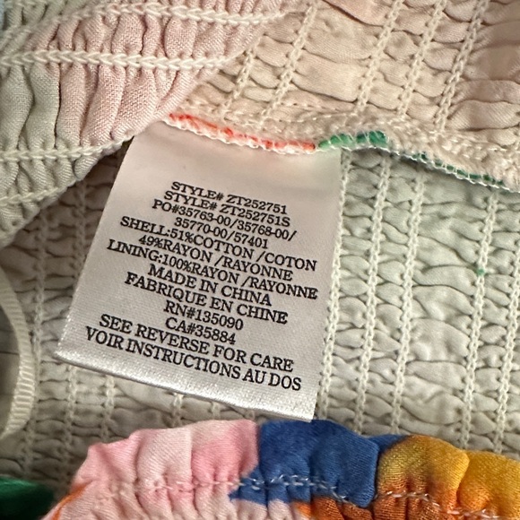 NWT Z Supply Bijou Villa Floral Tube Top – Size Small - Picture 4 of 5